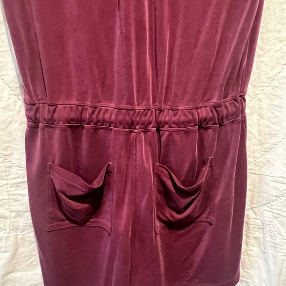 Lou & Grey Sandwashed Sleeveless Romper Purple Med - Picture 13 of 15